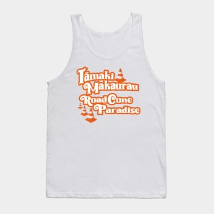 Tamaki Makaurau Road Cone Paradise Tank Top